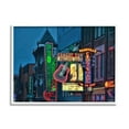 thumbnail image 4 of Stupell Industries Nashville Music Night Scene Southern Urban Architecture Paintings White Framed Art Print Wall Art, 14x11, by Daniel Sproul, 4 of 5