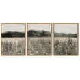 thumbnail image 7 of Vintage 11x14in3pcs Natural Framed Landscape Wall Art Prairie in Full Bloom Wall Prints Classic Retro Farmhouse Decorations for Living Room Bedroom, 7 of 7