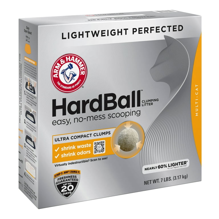 ARM HAMMER Hardball Lightweight Cat Litter Clumping No Mess
