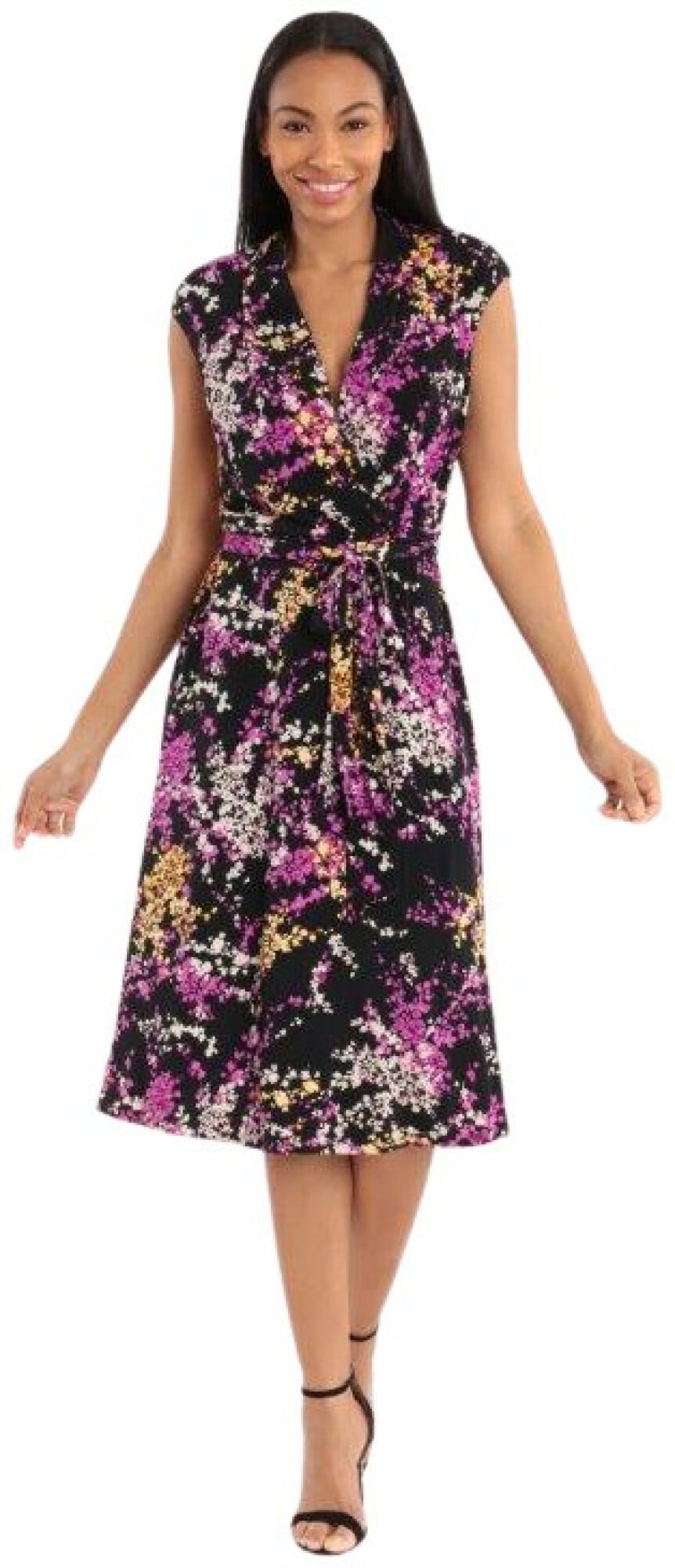 dress barn purple dress