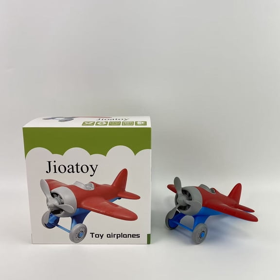 Jioatoy Toy airplanes,Toys Airplane, Red/Blue , Motor Skills, Flying Toy Vehicle