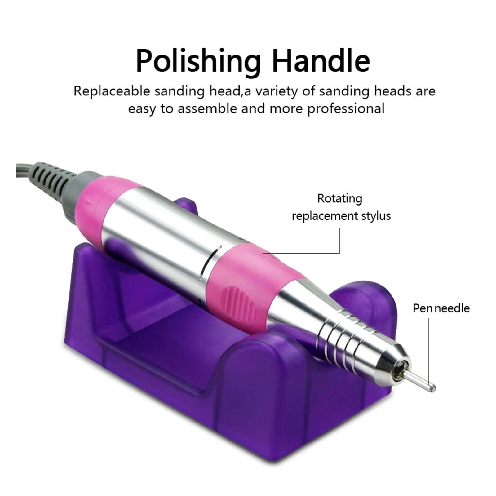 35000/20000 RPM Electric Nail Drill Machine Mill Cutter Sets for Manicure Nail Tips Manicure Electric Nail Pedicure File