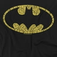 thumbnail image 2 of Batman Word Logo Women's T Shirt (Small) Black, 2 of 6