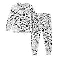 thumbnail image 3 of TaTaai Unisex DIY Hand Graffiti Colorable 2-Piece Outfit, Valentine's Day Gift, Coloring Top Pants Set, All Season Wear Gift, 3 of 7