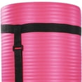 thumbnail image 4 of BalanceFrom 71 x 24 x 1 Inches Extra Thick Yoga Mat with Knee Pad, Pink, 4 of 4