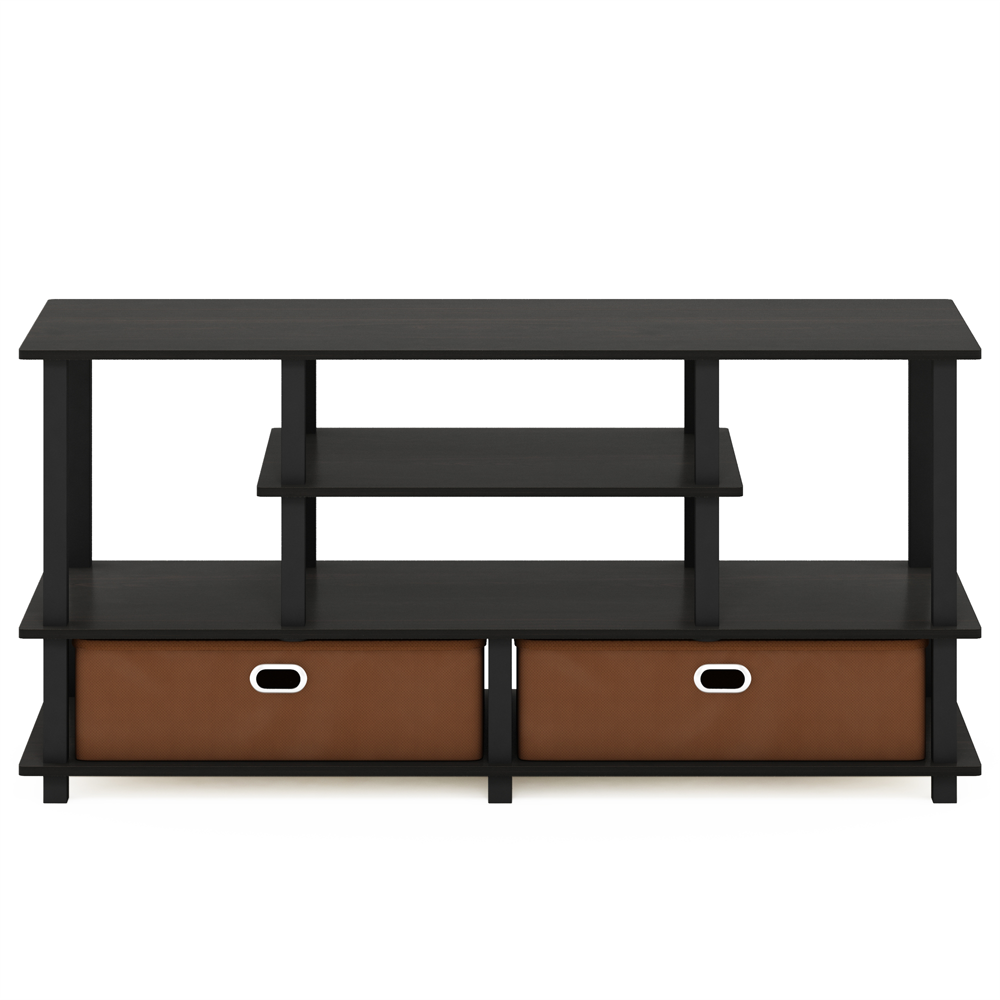 Furinno Jaya Large TV Stand, Brown photo 6
