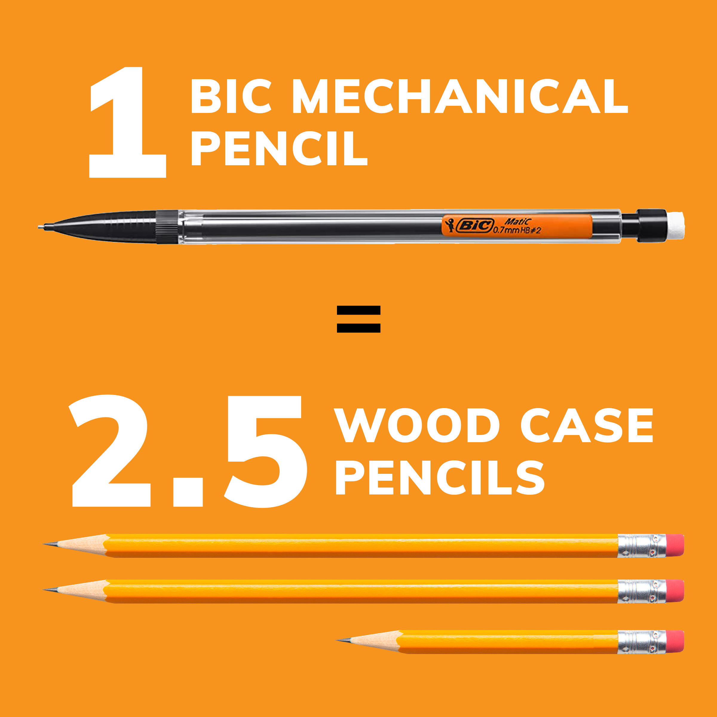 BIC Xtra-Smooth Mechanical Pencils with Erasers, 40-Count Pack, Bulk Mechanical Pencils for School Supplies - image 5 of 10