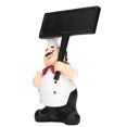thumbnail image 1 of Estatua De Chef Adorno Decorativo De Chef Con Bordes Brillantes Estilo Adorable Vivo Y Atractivo Para Restaurantes ANGGREK Arte y Manualidades, 1 of 8