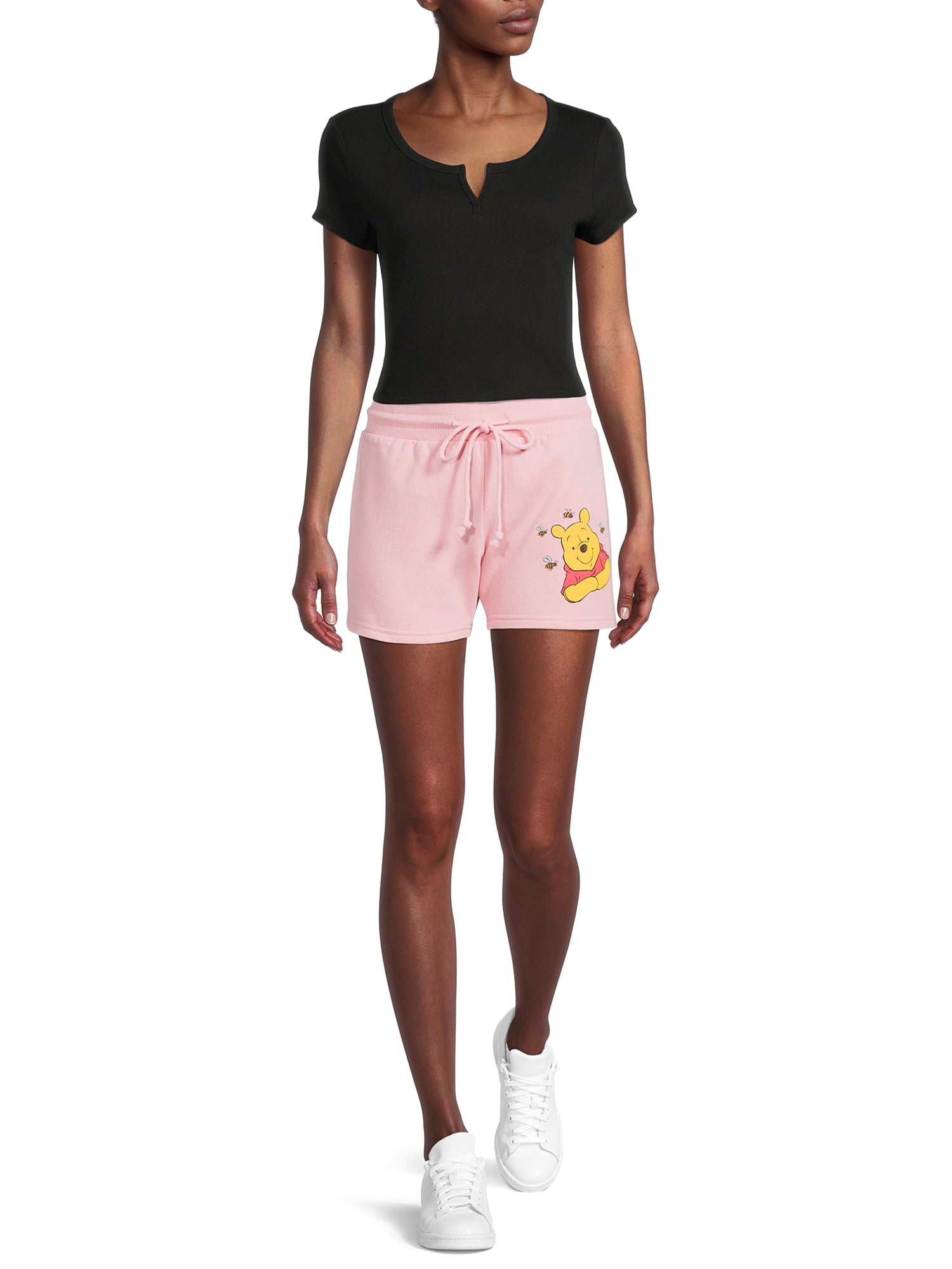 Winnie The Pooh Women's Sleep Shorts - Crystal Rose