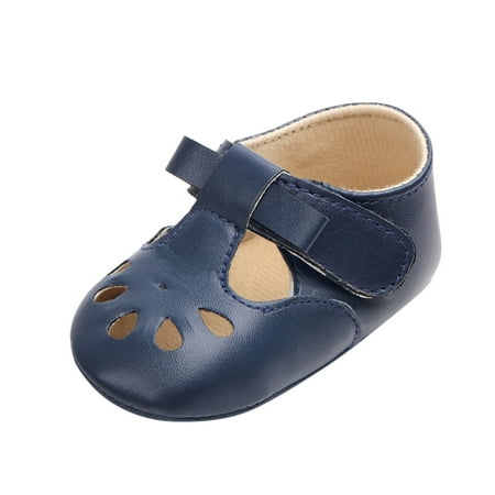 

Infant Toddler Baby Fashion Casual Soft Prewalker Anti-Slip Pierced Crib Shoes
