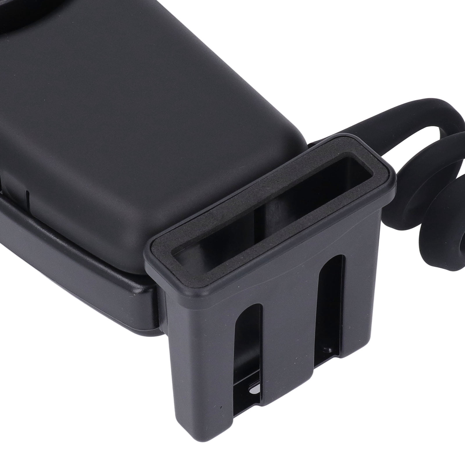 YAHHU Universal Stroller Snack Tray with Cup Holder Multifunctional Portable Plastic Attachment for Baby Toddler Travel Accessories Black Compatible with Most Stroller Bumper Bars