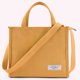 thumbnail image 1 of Bolso de mano informal para mujer, bolso cruzado de pana con correa ajustable, bolso de viaje holgado, 1 of 8