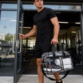 thumbnail image 4 of Transparent PVC Travel Bag Large Capacity Travel Bag Fitness Storage Transparent Bag Full Transparent Waterproof Student School Bag, 4 of 6