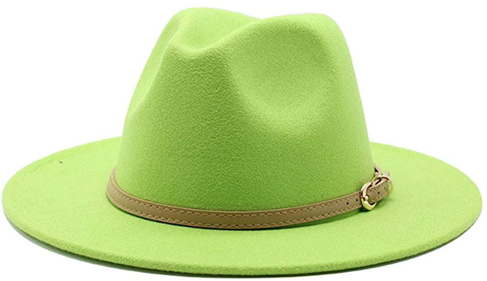 Wide Brim Panama Hat Belt Buckle 