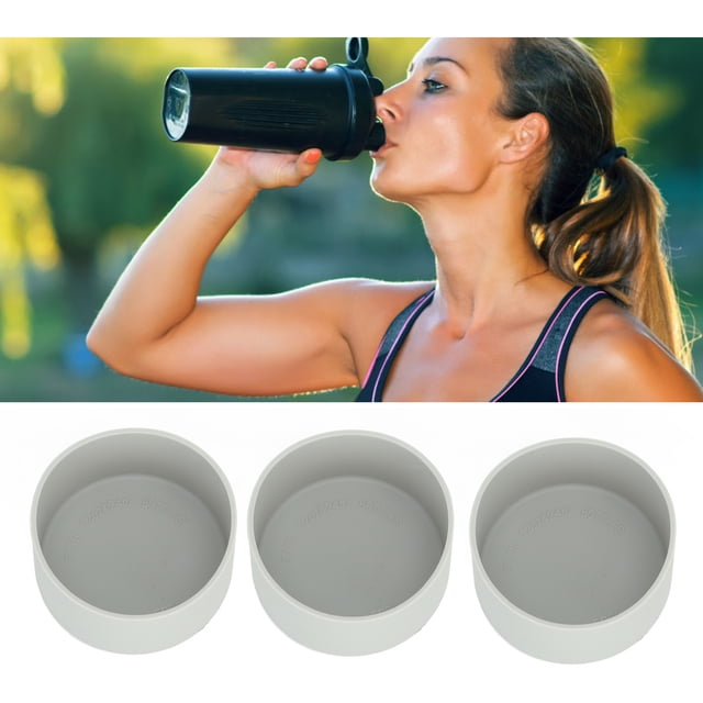 Vbestlife - Bota de Silicona para Copa de 3 Piezas Resistente a Altas Temperaturas Antideslizante para Arañazos para Botella de Agua Funda Inferior ANGGREK Otros
