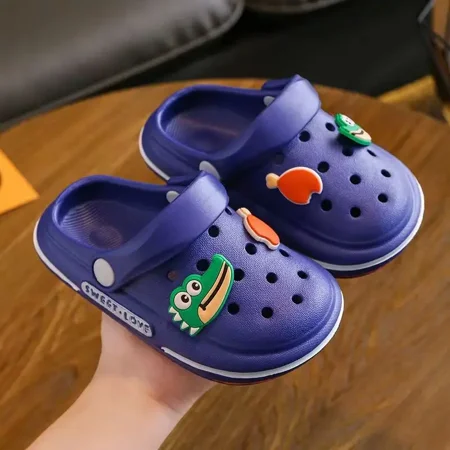 

GEDER-S Kids Cartoon Dinosaur Slipper Garden Clogs Non-slip Slip-on Water Shoes Breathable Sandals Outdoor For Boys And Girls