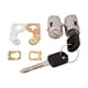 thumbnail image 1 of Juego de cilindros de cerradura de puerta Zulema 1 par piezas de repuesto profesionales delanteras izquierda y derecha, 1 of 8