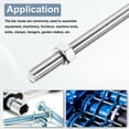 thumbnail image 4 of Uxcell Fully Threaded Rod M12 x 250 1.75mm Pitch 304 Stainless Steel With Screw  2Pcs, 4 of 6