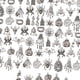 thumbnail image 3 of 100 Piezas Surtidas de de Halloween, Colgante, Hallazgos de Joyería, Suministros para Manualidades, Plata Antigua Galvanizada, 3 of 9