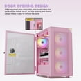 thumbnail image 2 of Funda para PC Vetroo AL800 Mid Tower ATX con vidrio templado rosa, 2 of 9