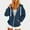Navy, variant on Women's Hoodies & Sweatshirts Casual Hooded Sweatshirt With Zipper Pockets Lightweight and Stylish for Autumn Ideal for Everyday Wear and Outdoor Activities