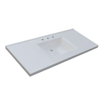 Sunnywood Premier Tops 49 Bathroom Vanity Top With Integrated Sunnywood Premier Tops 49 Bathroom Vanity Top With Integrated Basin