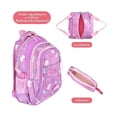 thumbnail image 3 of PENGXAING Ensemble de 3 Sacs à Dos pour École Primaire Filles Sac à Dos Enfants Bleu Clair, 3 of 4