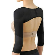 Ausom Womens Long Sleeve Arm Shaper Slimmer Back Shoulder Support Wrap Change Posture Humpback Shaperwear