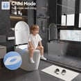 thumbnail image 6 of LALAHOO Smart Toilet Bidet with Tank Built in, Auto Open Close Lid, Foot Sensor, Heated Seat, Warm Water Sprayer & Dryer, Aromatherapy System, Modern Toilet with LED Nightlight, 6 of 8