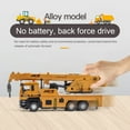 thumbnail image 5 of Sioweci Children Engineering Truck Toy with Light and Sound Effect Flexible Long Arm Retractable Sling Simulation Lifting Crane Truck Model Mini Alloy Construction Vehicle Toy Birthday Christmas Gif, 5 of 13