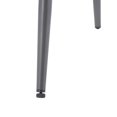 thumbnail image 3 of CorLiving Ayla Velvet Upholstered Indoor Side Chair with Steel Legs - Sold Individually, 3 of 9