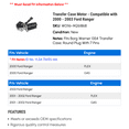 thumbnail image 2 of Transfer Case Motor - Compatible with 2000 - 2003 Ford Ranger 2001 2002, 2 of 2