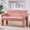 Pink, variant on CQSXDA Modern Nordic Double Armchair Sofa with Compact Design for Cozy Living Room or Bedroom, Beige
