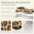 thumbnail image 2 of GZHJMY Leopard Print Large Picnic & Outdoor Beach Blanket, Waterproof Foldable Sandproof 3-Layer Picnic Mat for Camping,Hiking,Travel,Park,Concerts,78"X 78", 2 of 6
