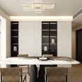 thumbnail image 6 of Garwarm Modern Dimmable LED Ceiling Light Fixture, Remote control 3 Color Selectable Flush Mount Ceiling Lamp Ceiling Lights for Sitting Room Kitchen Bedroom Hallway, 6 of 17