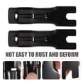thumbnail image 2 of SHISUYAN 2Pcs Safety Flagpole Brackets Flag Mounting Brackets Triangular Flag Fixing Parts Bicycle Flag Pole Brackets, 2 of 8