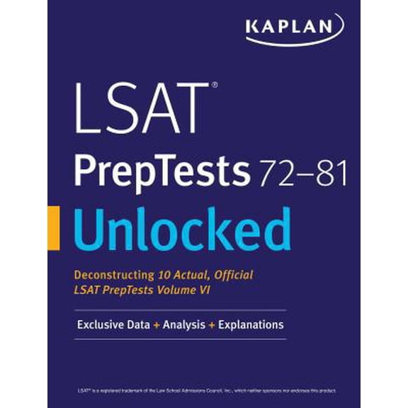 Pre-Owned LSAT Preptests 72-81 Unlocked: Exclusive Data + Analysis + Explanations (Paperback) 1506223443 9781506223445