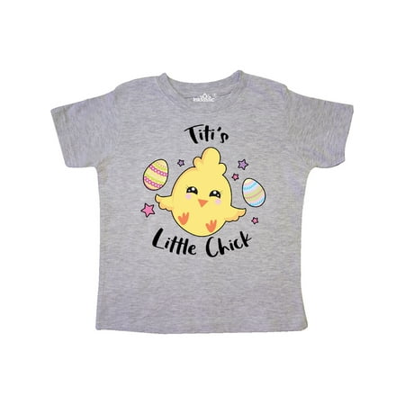

Inktastic Happy Easter Titi s Little Chick Gift Toddler Toddler Girl T-Shirt