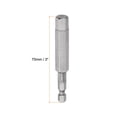 thumbnail image 2 of Unique Bargains 3/8' Magnetic Hex Screwdriver Bit SAE 1/4' Hex Shank 3' Length S2 Steel Power Drill Bits, 2 of 5