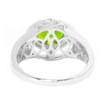 thumbnail image 2 of Sterling Silver with Natural Peridot and White Topaz Vintage Ring, 2 of 3