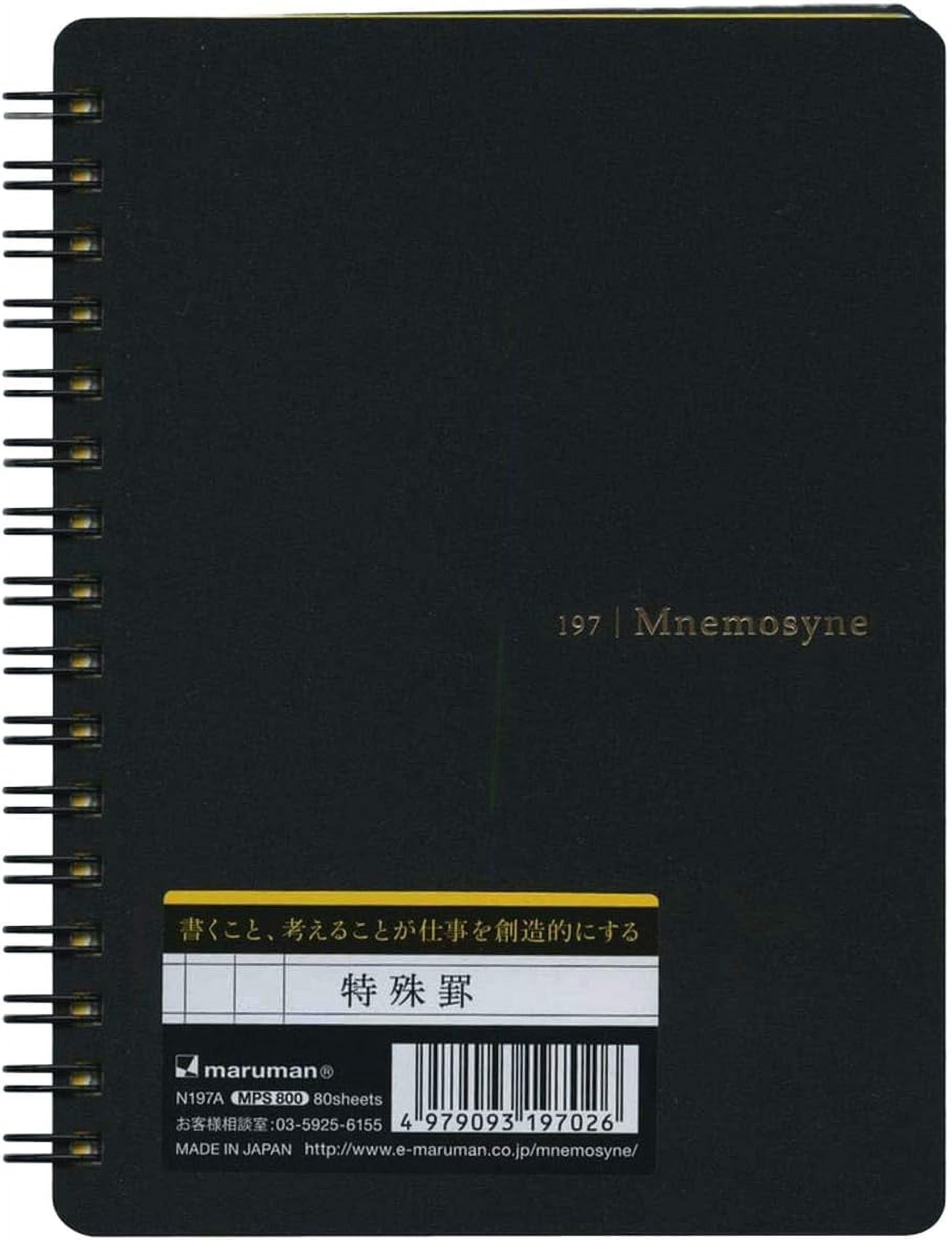 A6 Mnemosyne Notebook Action Plan 7mm Ruled 80 Sheets 5 Pack