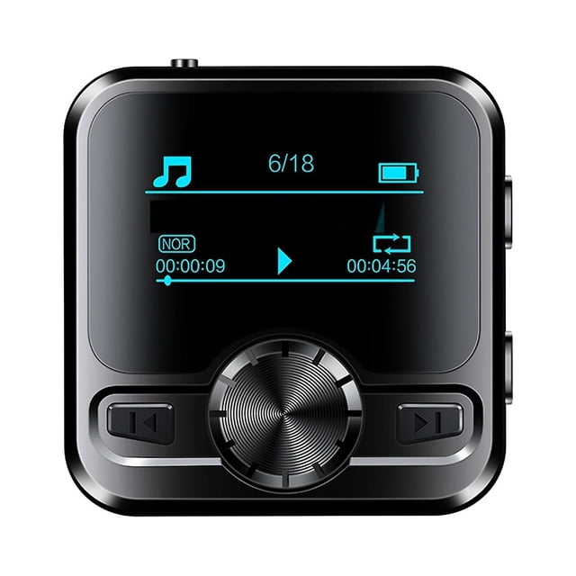Reproductor de MP3 portátil con reducción de ruido por Bluetooth, minigrabadora de voz, grabadora de sonido con radio FM, reproductor de música, 8 g