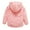 Pink, variant on Odeerbi 2025 Winter Girls Plus Fleece Cardigan Hooded Jacket Kids Jacket Printed Baby Fleece Printed Sweater Jacket