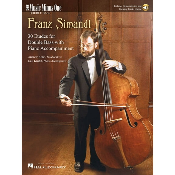 Simandl - 30 Etudes for Double Bass - Book/Online Audio, (Paperback)