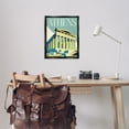thumbnail image 3 of Stupell Industries Athens City Landmark Buildings & Architecture Painting Black Floater Framed Canvas Art Print Wall Art, 25 x 31, 3 of 10