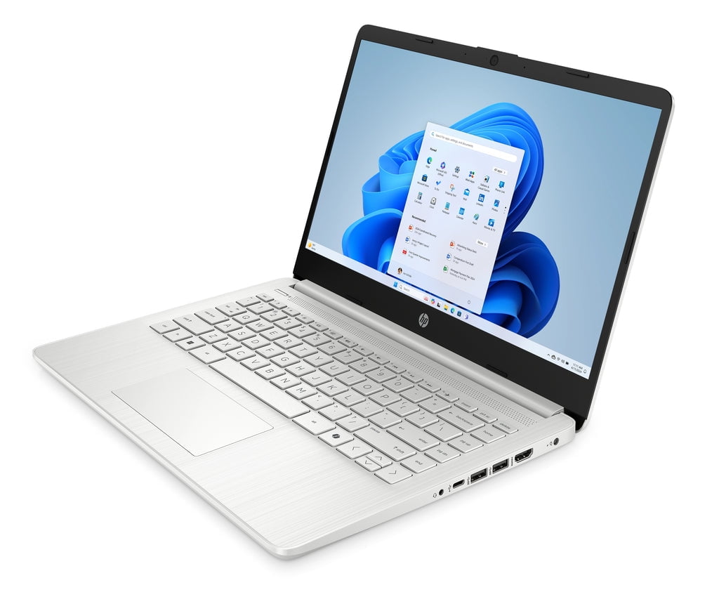HP 14-dq6101ds 14" HD Touchscreen Laptop, Intel N150 0.8GHz, 4GB RAM, 128GB UFS, Windows 11 Home S Mode, Natural Silver