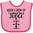 thumbnail image 3 of Inktastic Future Judge Law Scale Boys or Girls Baby Bib, 3 of 4