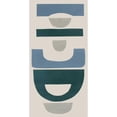 thumbnail image 3 of Delamater, Rob 14x24 Black Modern Framed Museum Art Print Titled - Primary Tribal Shapes X, 3 of 5