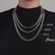 thumbnail image 3 of Collar De Clavícula Cool Para Hombre/Creativo Para Mujer Punk Coreano Simple Hip Hop, 3 of 4