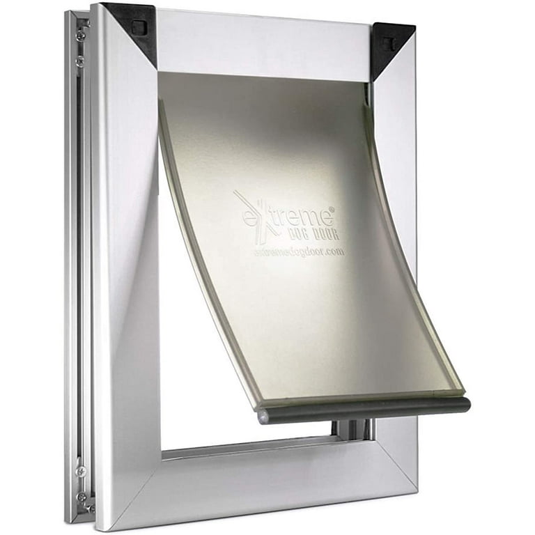 Extreme Weather Aluminum Dog Door for External Door Mounting